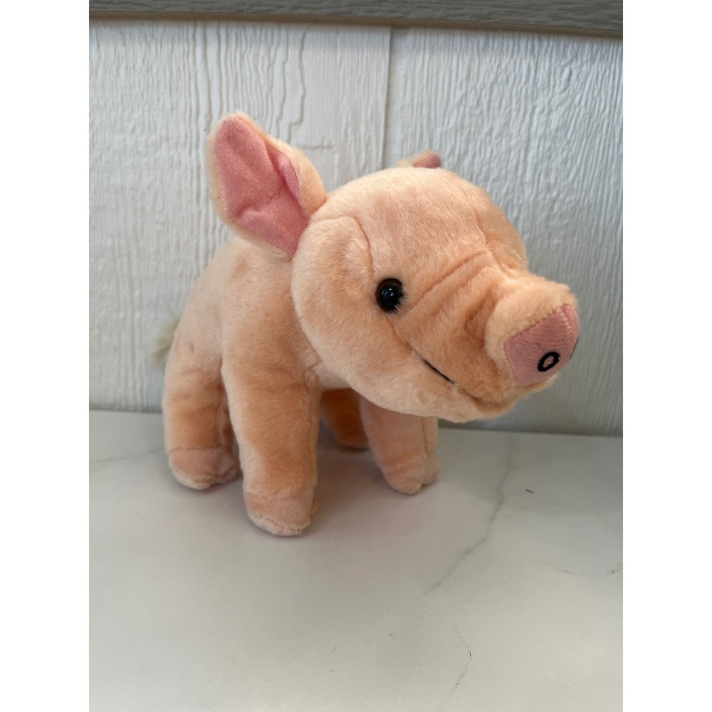 Wild Republic Plush Pig Stuffed Animal‎ Peach Pink Soft Toy